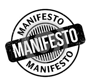 Manifesto rubber stamp