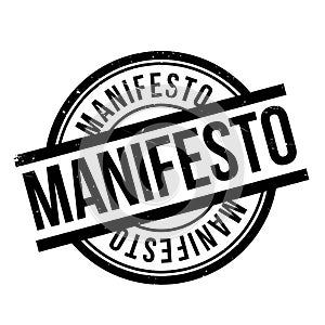 Manifesto rubber stamp