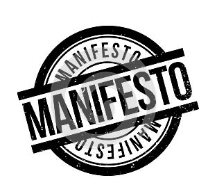 Manifesto rubber stamp