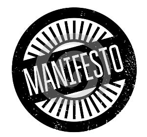 Manifesto rubber stamp