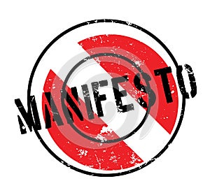 Manifesto rubber stamp