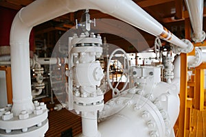 Manifold line of oil and gas production which controlled by program or technician petroleum.