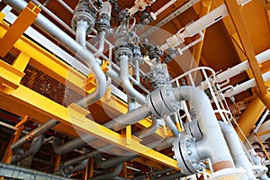 Manifold line of oil and gas production which controlled by program or technician petroleum.