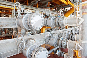 Manifold line of oil and gas production which controlled by program or technician petroleum.