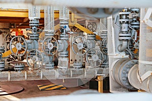 Manifold line of oil and gas production which controlled by program or technician petroleum.