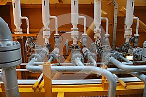 Manifold line of oil and gas production which controlled by program or technician petroleum.