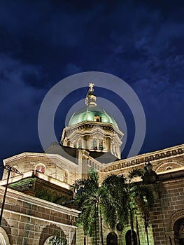 Manila Cathedral Bell Tower located in Intramuros Manila Philippines