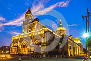 Manila Cathedral at Intramuros in Manila