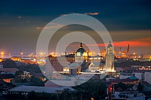 Manila Cathedral during sunset, Intramuros, Manila