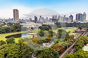 Manila cityscape from Intramuros