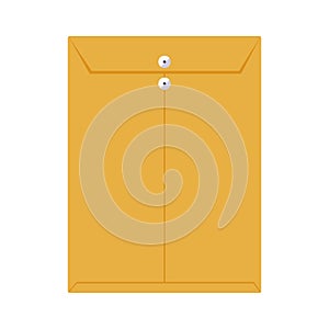 Manila envelope isolated icon photo