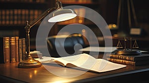 manila legal folder on an office desk