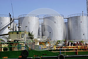 Manila, philippines, circa March 2023 - industrial area at the pasig river