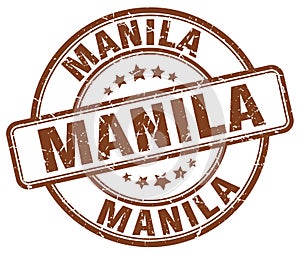 Manila stamp