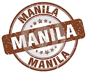 Manila stamp