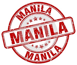 Manila stamp