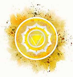 Manipura chakra symbol