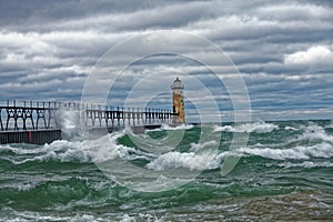 Manistee North Pier Head Lighthouse