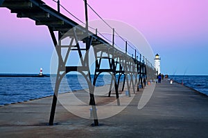 Manistee North Pierhead Lighthouse