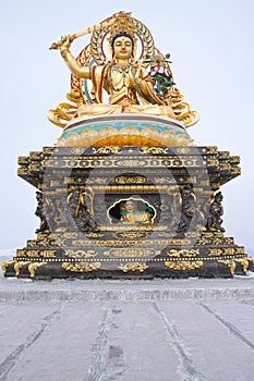 Manjusri statue