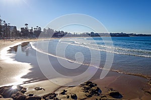 Manly Beach at sunset, Sydney, Australia