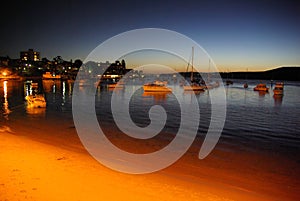 Manly Harbour at Dusk