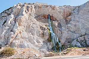 Manmade Waterfall in Gibraltar