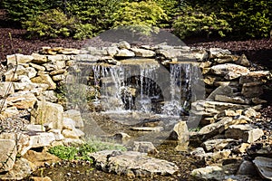 Manmade Waterfall Water Feature