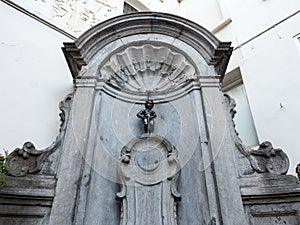 Manneken pis in Brussels, Belgium