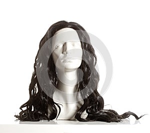 Mannequin Female Head with Wig