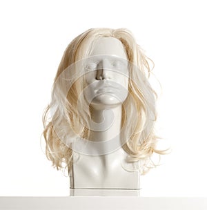 Mannequin Female Head with Wig photo