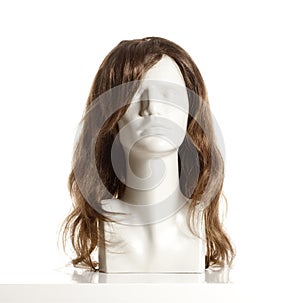 Mannequin Female Head with Wig