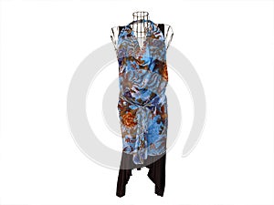Mannequin with floral dress