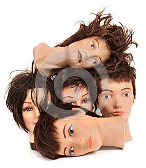 Mannequin heads