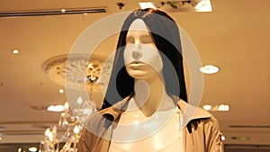 Mannequin in the store. Human Simulation .