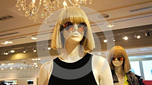 Mannequin in the store. Human Simulation .