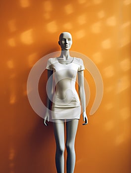 Mannequin in a T-shirt Dress