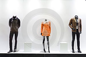 Mannequins in a store