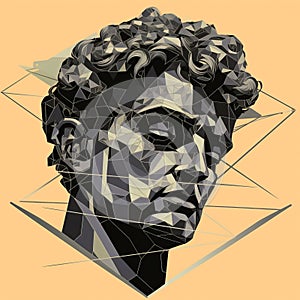 Mannerism Vector Contemporary Art With Pensive Portraiture And Strong Facial Expression