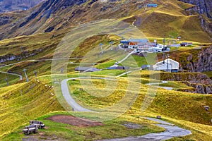 Mannlichen cable car station, Switzerland