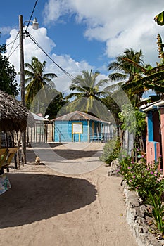 Mano Juan village in Saona Domenican Republic photo