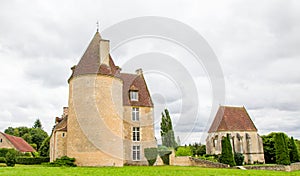 Manoir de la Vove in the natural park of Perche, near Mortagne i photo