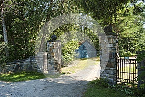 Entrance scene of the Manoir Papineau National Historic Site of Canada photo