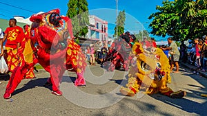 Manokwari, February 3 2024, cultural parade commemorating the day of preaching the Gospel in Papua