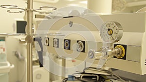 Manometer of anesthetist equipment