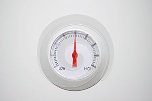 Manometer the heating boiler at home
