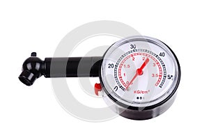 Manometer for measuring tire pressure