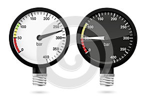 Manometer for scuba diving. Collection