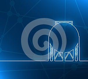 Manometer simple icon