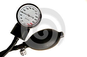 Manometer from the tonometer